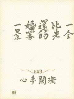 一婚还比一婚高晨雾的光全文免费阅读