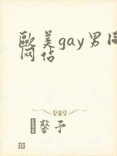 欧美gay男同网站