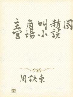 主角叫赵国栋的官场小说