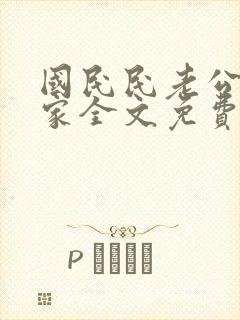 国民民老公带回家全文免费封面