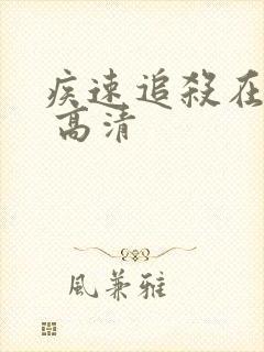 疾速追杀在线1 高清封面