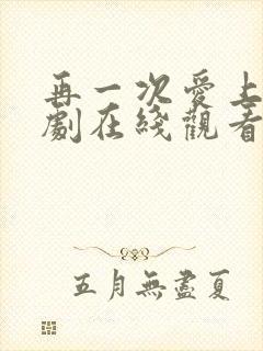 再一次爱上你韩剧在线观看全集高清