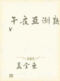 午夜亚洲熟女av