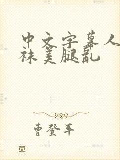 中文字幕人妻丝袜美腿乱