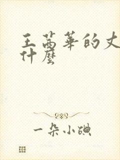 王茜华的丈夫叫什么