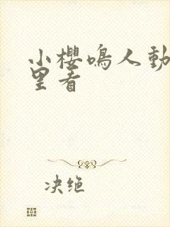 小樱鸣人动画哪里看封面