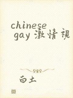 chinese gay 激情视频
