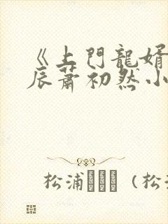 《上门龙婿》叶辰萧初然小说