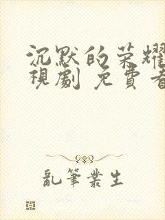 沉默的荣耀 电视剧 免费看