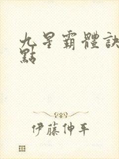 九星霸体诀 顶点