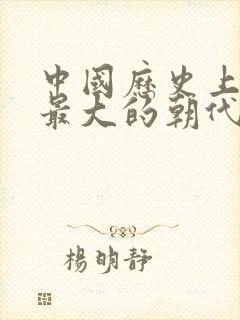 中国历史上版图最大的朝代