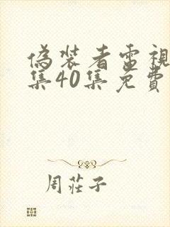 伪装者电视剧全集40集免费观看