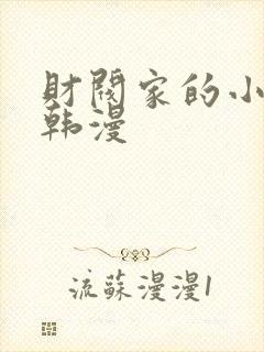 财阀家的小儿子韩漫