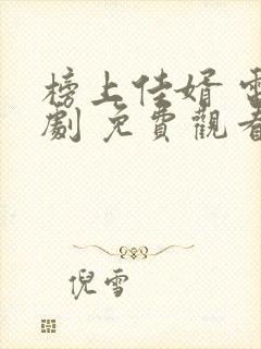 榜上佳婿 电视剧 免费观看