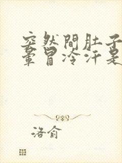 突然间肚子疼头晕冒冷汗是什么情况封面