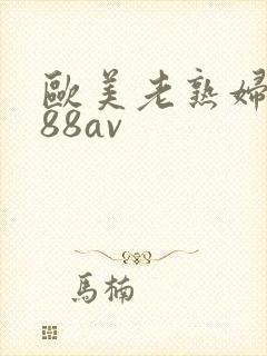 欧美老熟妇8888av