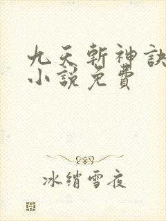 九天斩神诀林辰小说免费