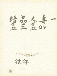 精品人妻一区二区三区av