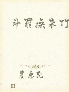 斗罗操朱竹清