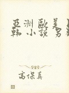 亚洲 欧美 日韩 小说 另类