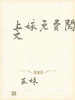 上嫁免费阅读全文