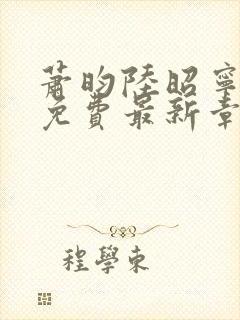 萧昀陆昭宁全文免费最新章节阅读