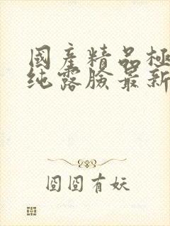 国产精品极品清纯露脸最新封面