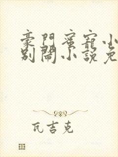 豪门蜜宠小甜妻别闹小说免费阅读