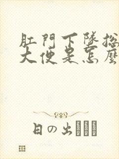 肛门下坠总是想大便是怎么回事