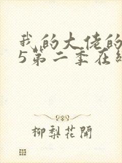 我的大佬的365第二季在线观看免费