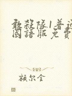 敢杀队1普通话国语版免费播放