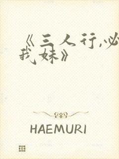 《三人行,必有我妹》