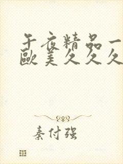 午夜精品一二三欧美久久久