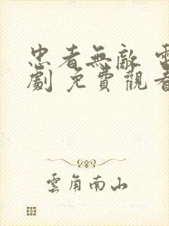 忠者无敌 电视剧 免费观看封面