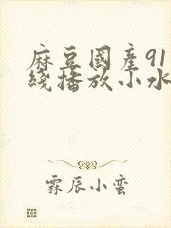 麻豆国产91在线播放小水水