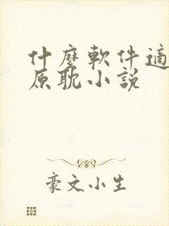 什么软件适合看原耽小说封面