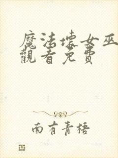 魔法坏女巫在线观看免费