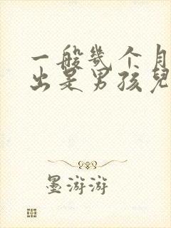 一般几个月能看出是男孩儿还是女孩儿?