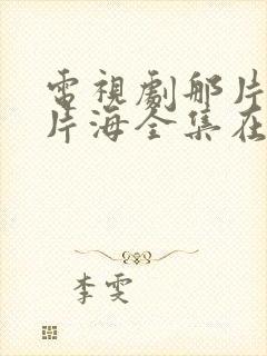 电视剧那片花那片海全集在线观看