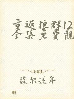 重返狼群12集全集免费观看