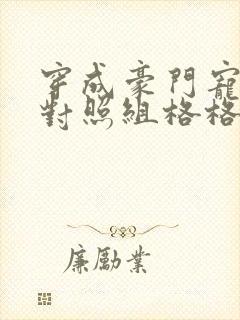 穿成豪门宠文的对照组格格党封面