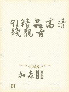 91精品高清在线观看