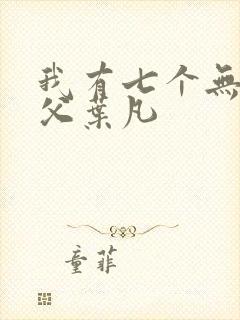 我有七个无敌师父叶凡