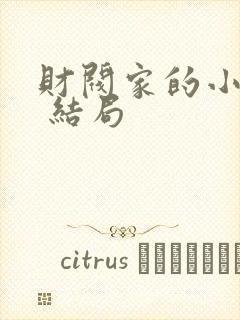 财阀家的小儿子 结局