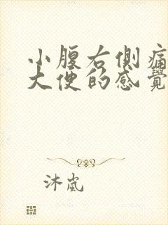 小腹右侧痛想拉大便的感觉什么原因