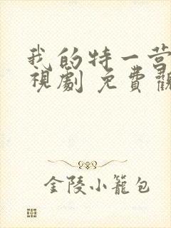 我的特一营 电视剧 免费观看