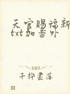 天官赐福新修版txt加番外