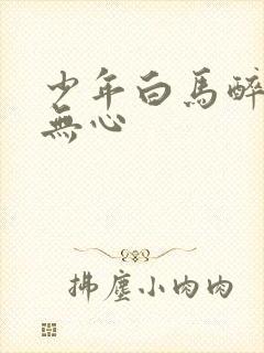 少年白马醉春风无心