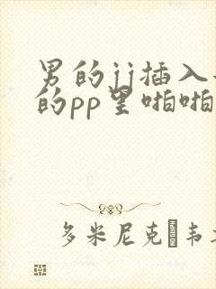 男的jj插入女的pp里啪啪视频