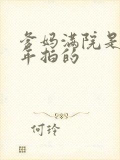 爹妈满院是哪一年拍的